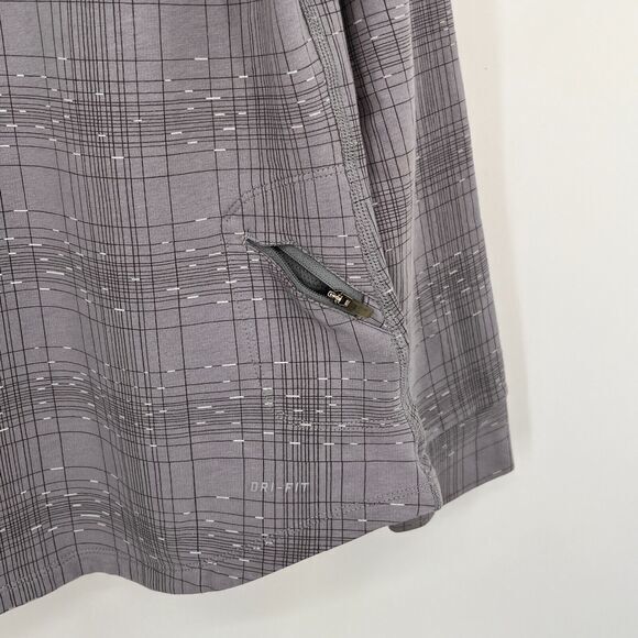 Nike Dri-Fit Run Jog Vented Hoodie Reflective Size L Long Sleeve Reflective Gray - Picture 6 of 13
